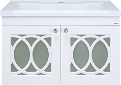 Misty Тумба с раковиной Тондо 70 белая – фотография-1